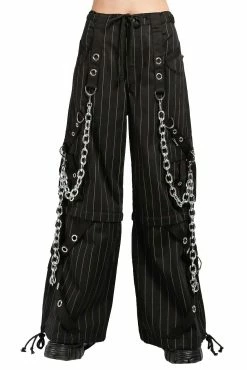 Tripp NYC Power Chain Pants [PINSTRIPE] -AKUMU INK shop AF7242MP BLKWHT G F 1000x b621798f 9091 4df1 86e4 50b289631ede