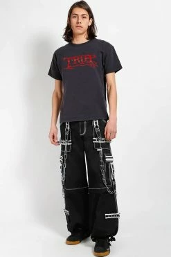 Tripp NYC Crazy Piper Pants [Black/White] -AKUMU INK shop AF7512M BLKWHT FULL 1000xcopy