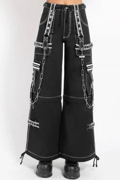 Tripp NYC Crazy Piper Pants [Black/White] -AKUMU INK shop AF7512 BLKWHT F 1000xcopy