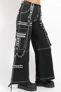 Tripp NYC Crazy Piper Pants [Black/White] -AKUMU INK shop AF7512 BLKWHT S 1000xcopy