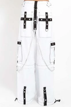Tripp NYC Freedom Pants [White] -AKUMU INK shop AF7543 WHTBLK B L
