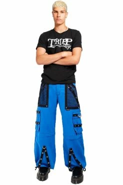 TRIPP NYC Tripp Electro Pants [Royal Blue] -AKUMU INK shop AF7654M ROYALBLUEBLK FULL 1000x 8fe71688 a028 4e11 88e3 fda83254311e