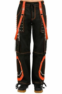 TRIPP NYC Tripp Step Chain Pants [Black/Orange]