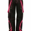 TRIPP NYC Tripp Step Chain Pants [Black/Pink] -AKUMU INK shop AF7713M BLKPINK F