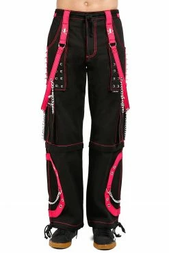 TRIPP NYC Tripp Step Chain Pants [Black/Pink]