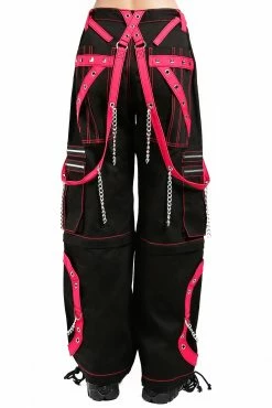 TRIPP NYC Tripp Step Chain Pants [Black/Pink] -AKUMU INK shop AF7713 BLKPINK B