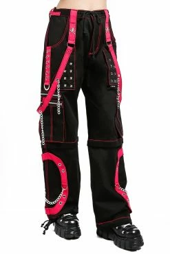TRIPP NYC Tripp Step Chain Pants [Black/Pink] -AKUMU INK shop AF7713 BLKPINK S