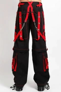 Tripp NYC Scare Pants [Black/Red] -AKUMU INK shop AF7726M BLKRED B 1000x 4a40b7d8 c15c 413c a334 b422712bcd1c