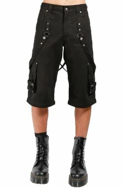 TRIPP NYC Tripp Zip Off Crush Pants [Black/Black] -AKUMU INK shop AF866M BLK SHORTF 1000x 19f3e22d dfda 4c6b 841b 06a3a8fcf87b