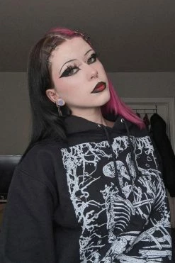 VampireFreaks Love Never Dies Hoodie [Zipper Or Pullover] -AKUMU INK shop Affordable Gothic Clothing