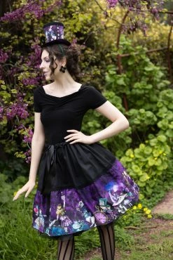 Gallery Serpentine Dark Alice Mid Length Skirt