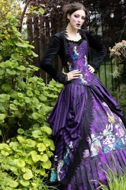 Gallery Serpentine Gothic Alice In Wonderland Victorian Corset Gown