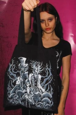 VampireFreaks Malice In Wonderland Bag [Multiple Styles Available] -AKUMU INK shop Alice In Wonderland Tote Bag