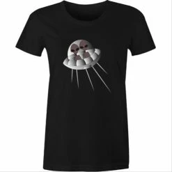 Gallery Serpentine Alien First Date - Women's T-shirt -AKUMU INK shop AlienFirstDateWomen sSportaget shirt