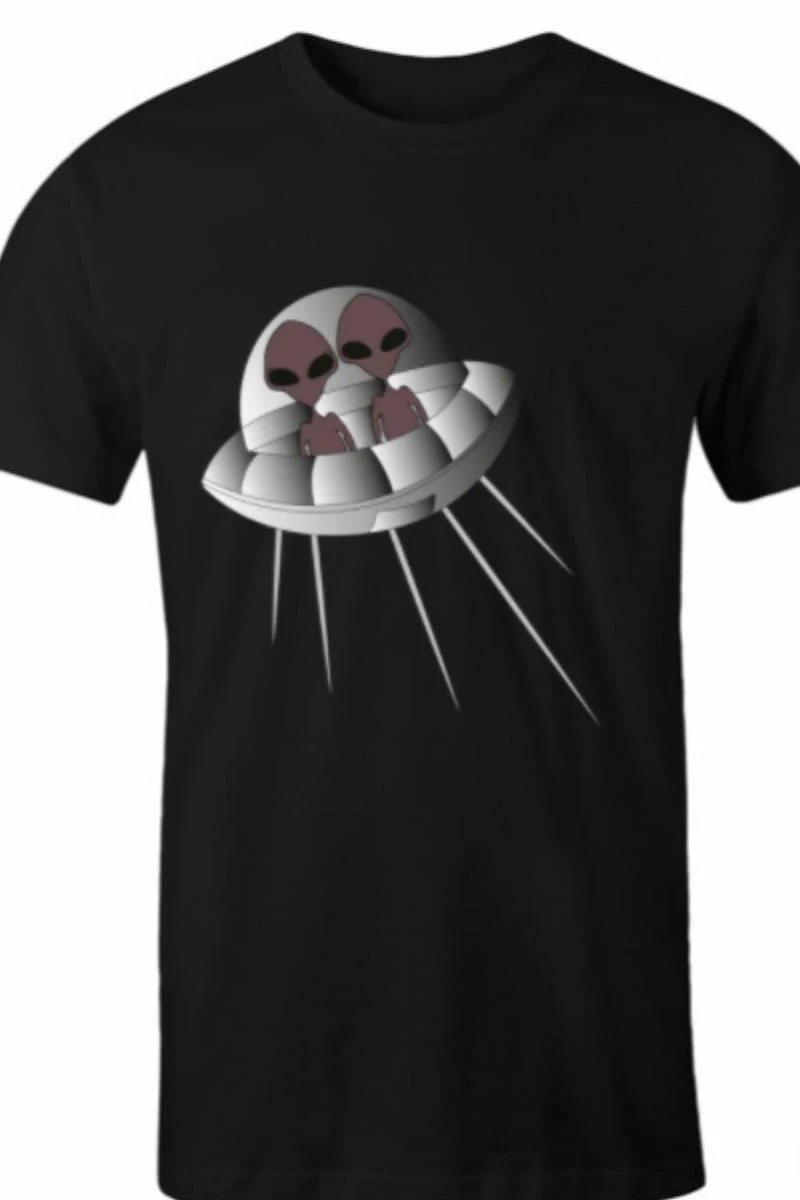 Gallery Serpentine Alien First Date - Men's AS Colour, Staple Crew Tee 4 Gallery Serpentine Alien First Date - Men's AS Colour, Staple Crew Tee - Image 2