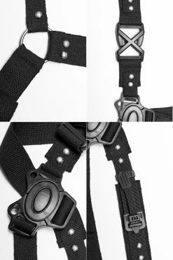 PUNK RAVE Dead Army Harness -AKUMU INK shop Alt Harness Belt