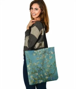 Gallery Serpentine Almond Blossoms - Shopping Tote Bag -AKUMU INK shop BA25