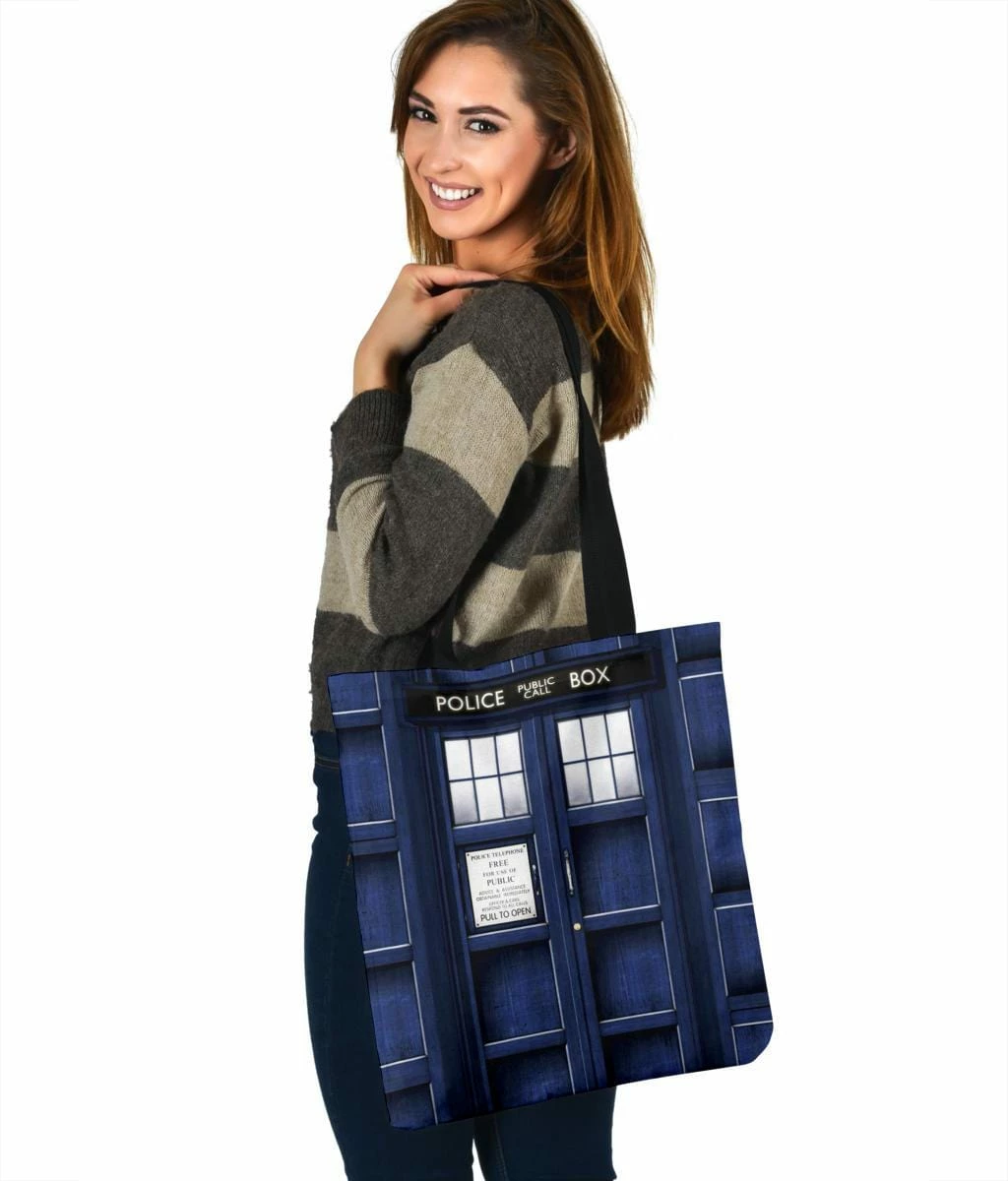 Gallery Serpentine Tardis Dr Who - Shopping Tote Bag 7 Gallery Serpentine Tardis Dr Who - Shopping Tote Bag - Image 5