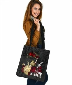 Gallery Serpentine Gothic Lace Alice In Wonderland - Handy Tote Bag 15 Gallery Serpentine Gothic Lace Alice In Wonderland - Handy Tote Bag -AKUMU INK shop BA831