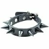 Funk Plus Leather Bracelet W/ Black Cone Spikes -AKUMU INK shop BC317 BS