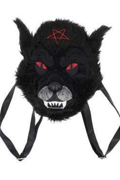 Kreepsville Wolfhead Plush Purse / Backpack