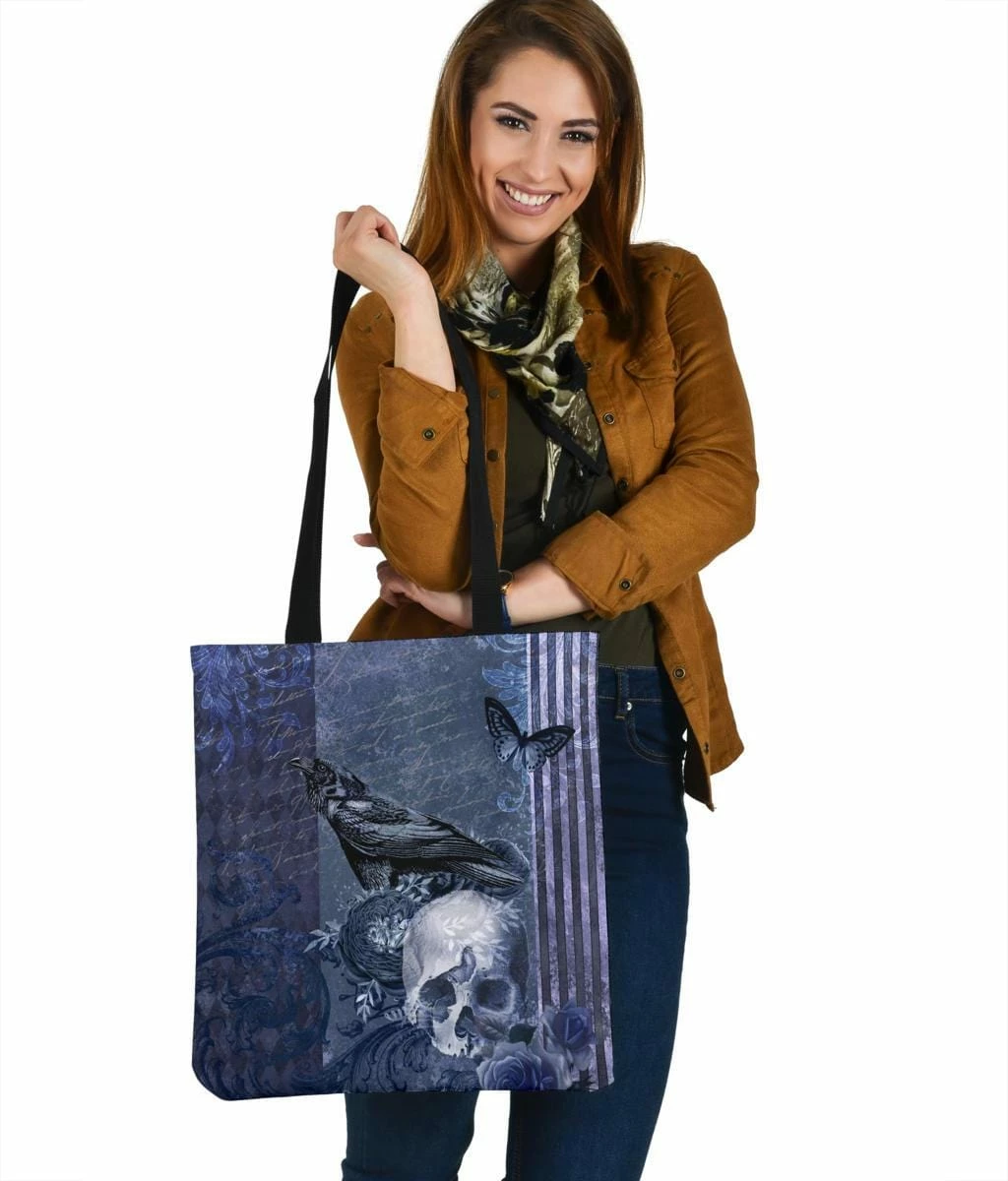 Gallery Serpentine Gothic Blue Memento - Handy Tote Bag 8 Gallery Serpentine Gothic Blue Memento - Handy Tote Bag - Image 6