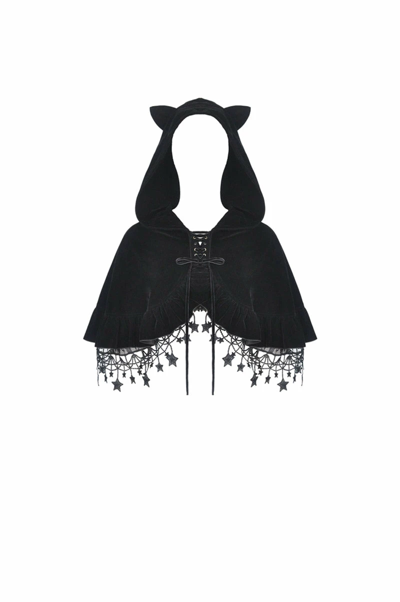 DARK IN LOVE Night Creature Velvet Cat Cape 7 DARK IN LOVE Night Creature Velvet Cat Cape - Image 5