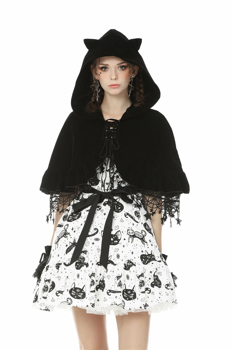 DARK IN LOVE Night Creature Velvet Cat Cape 11 DARK IN LOVE Night Creature Velvet Cat Cape - Image 9
