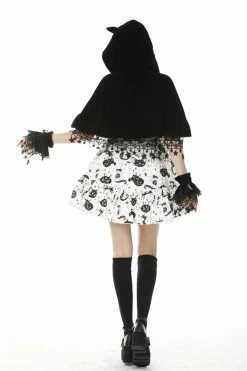DARK IN LOVE Night Creature Velvet Cat Cape 13 DARK IN LOVE Night Creature Velvet Cat Cape -AKUMU INK shop BW086 109