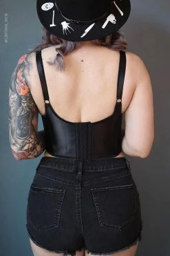 FOREST INK Bat Wing Corset Top -AKUMU INK shop Bat wing corset top 5 600x900copy