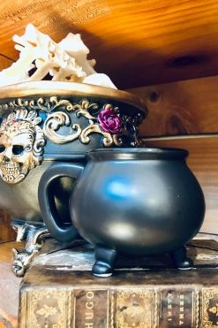 VampireFreaks Conjuring Cauldron Mug -AKUMU INK shop Blank3