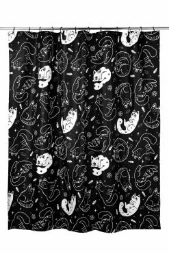 KILLSTAR Catnap Shower Curtain