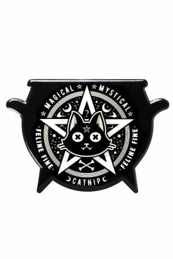 Pacific Giftware Magical Catnip Cauldron Coaster Set -AKUMU INK shop CC30 61322.1658859006copy