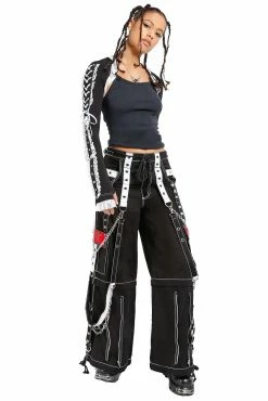 Tripp NYC Lolita Shrug [Black/White] -AKUMU INK shop CE4391 BLACKWHITE FULL 1000x 4219bd55 cc74 4fdb a465 e878b791979a