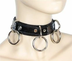 Funk Plus Oh My Goth 3-Ring Collar 8 Funk Plus Oh My Goth 3-Ring Collar -AKUMU INK shop CK120 p.black c79d80a6 5817 4445 ad2e a8b675809c9b