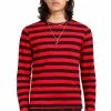 TRIPP NYC Tripp Stripe Knit Top [Red/Black] -AKUMU INK shop CK7663M STRIPEBLKRED F 1