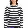 TRIPP NYC Tripp Stripe Knit Top [Black/White] -AKUMU INK shop CK7663M STRIPEBLKWHT F 1