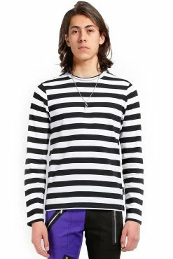 TRIPP NYC Tripp Stripe Knit Top [Black/White]