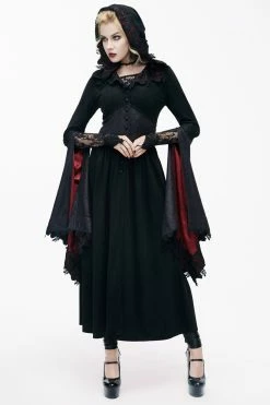 DEVIL FASHION Blood Crimson Kiss Cloak -AKUMU INK shop CT070 06