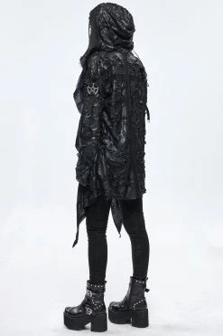 DEVIL FASHION Buried Bones Distressed Cardigan -AKUMU INK shop CT184 7