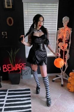 LEG AVENUE Stripe Thigh Highs [Various Colors] -AKUMU INK shop CUsgQu4J jjcopy