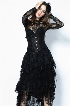 DARK IN LOVE Wicked Witch Corset -AKUMU INK shop CW023 4