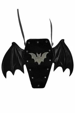 Comeco Inc Batwings Coffin Convertible Backpack -AKUMU INK shop Coffin Bat Wings Bag