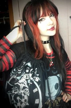 VampireFreaks Alice In Wonderland Clock Bag [Multiple Styles Available] -AKUMU INK shop Creepy Gpth Purse