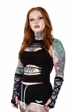 Too Fast Halloween Bats Bootie Shorts -AKUMU INK shop Creepy SHorts