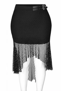 PUNK RAVE Grave Girl Fishnet Skirt -AKUMU INK shop DQ 515 5