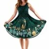 Gallery Serpentine Alice In Wonderland Green Dress - Alice Dress With Pockets 1 Gallery Serpentine Alice In Wonderland Green Dress - Alice Dress With Pockets -AKUMU INK shop DR5GREENALICEINWONDERLANDDRESS