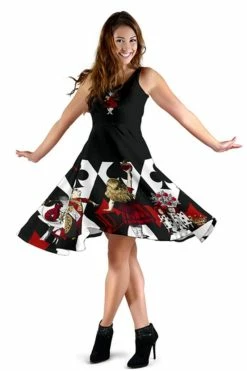 Gallery Serpentine Queen Of Hearts Alice In Wonderland Dress - Alice Dress With Pockets 10 Gallery Serpentine Queen Of Hearts Alice In Wonderland Dress - Alice Dress With Pockets -AKUMU INK shop DREQOHQueenofHeartssummerdress3