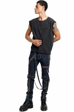 Tripp NYC Denim Bondage Pants -AKUMU INK shop DS267M INDIGO FULL 1000x d09878e8 bde9 442e 8631 9ffcb58807c4