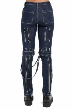 Tripp NYC Denim Bondage Pants -AKUMU INK shop DS267 DENIM B 1000x aae9bafb fee3 4b9a 90bf c5b40b3ec580